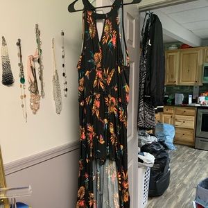 One piece tropical romper